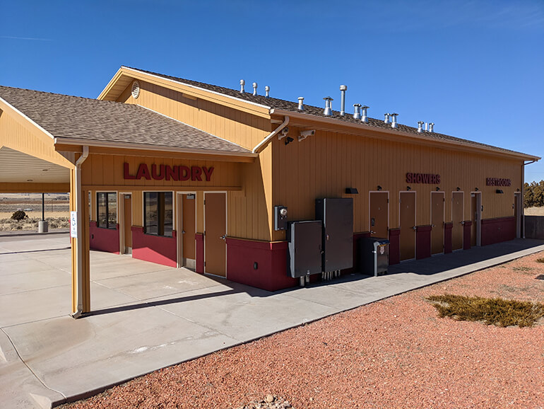 Our Restrooms and Showers are open 24/7 Our Restrooms and Showers are open 24/7