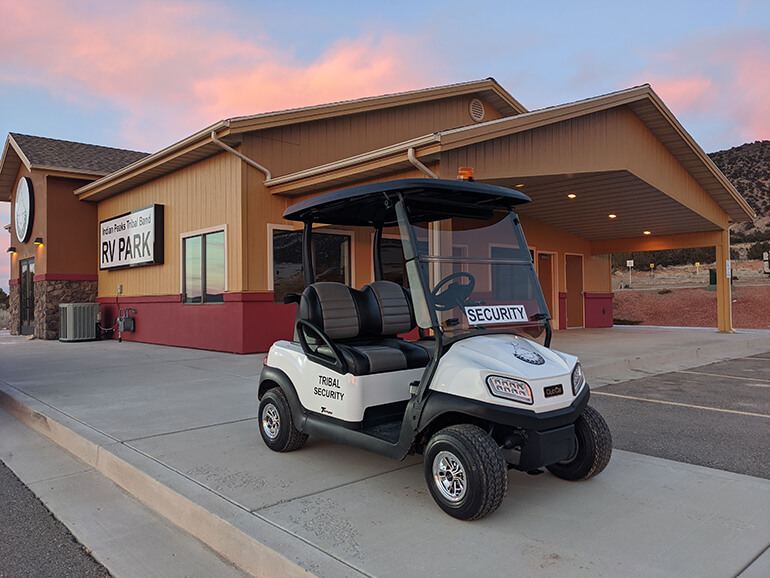 Tribal Security on Patrol Tribal Security on Patrol